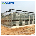 Greenhouse en verre de plantation de légumes hydroponiques